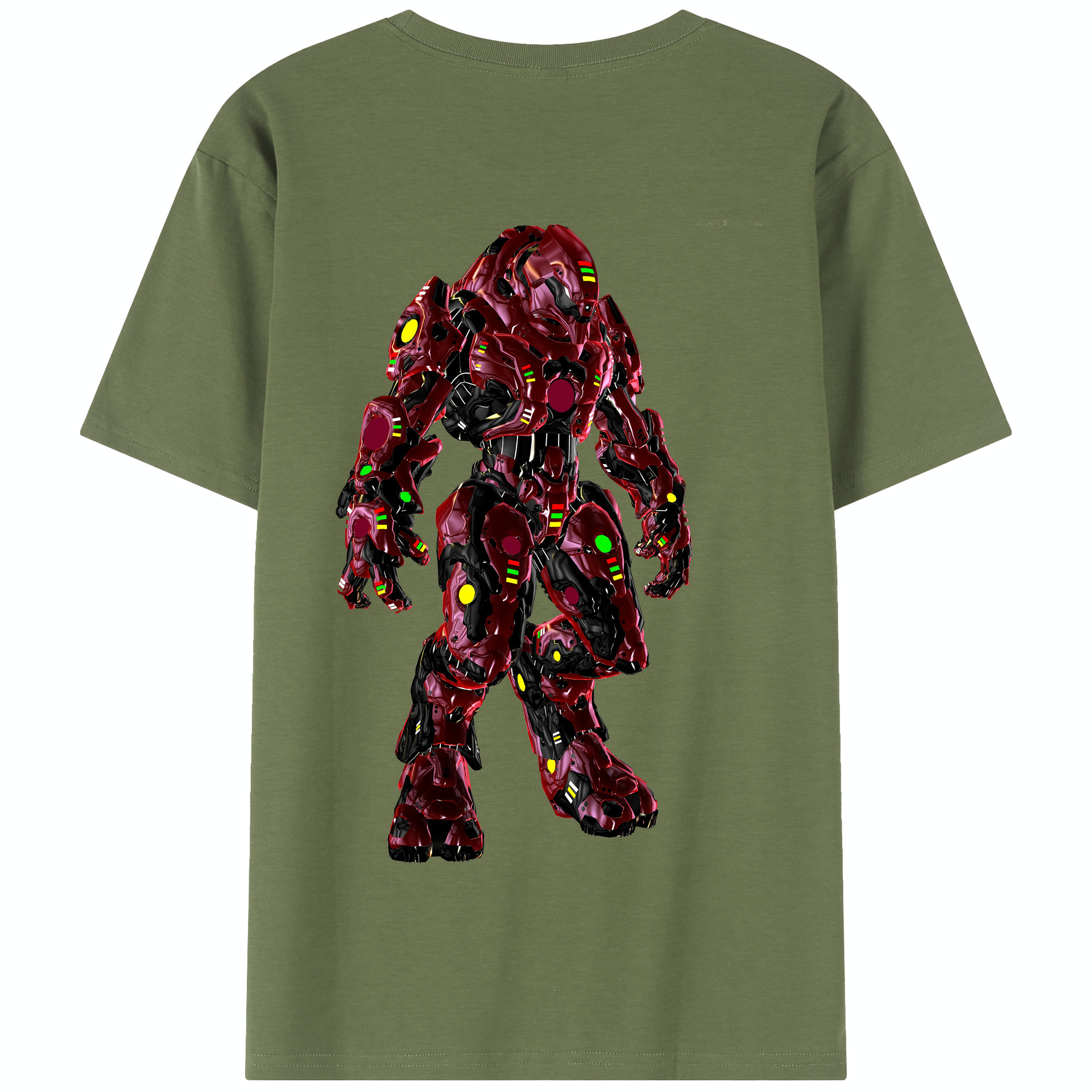 （画像用） Transformers トランスフォーマー 綿100％半袖Tシャツ（背面プリント）